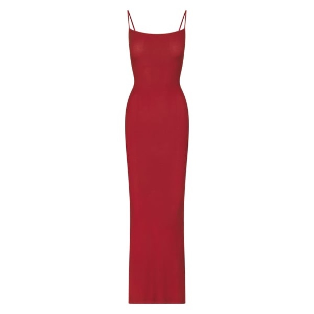 RARE skims brick red soft lounge dress - Picture 2 of 6